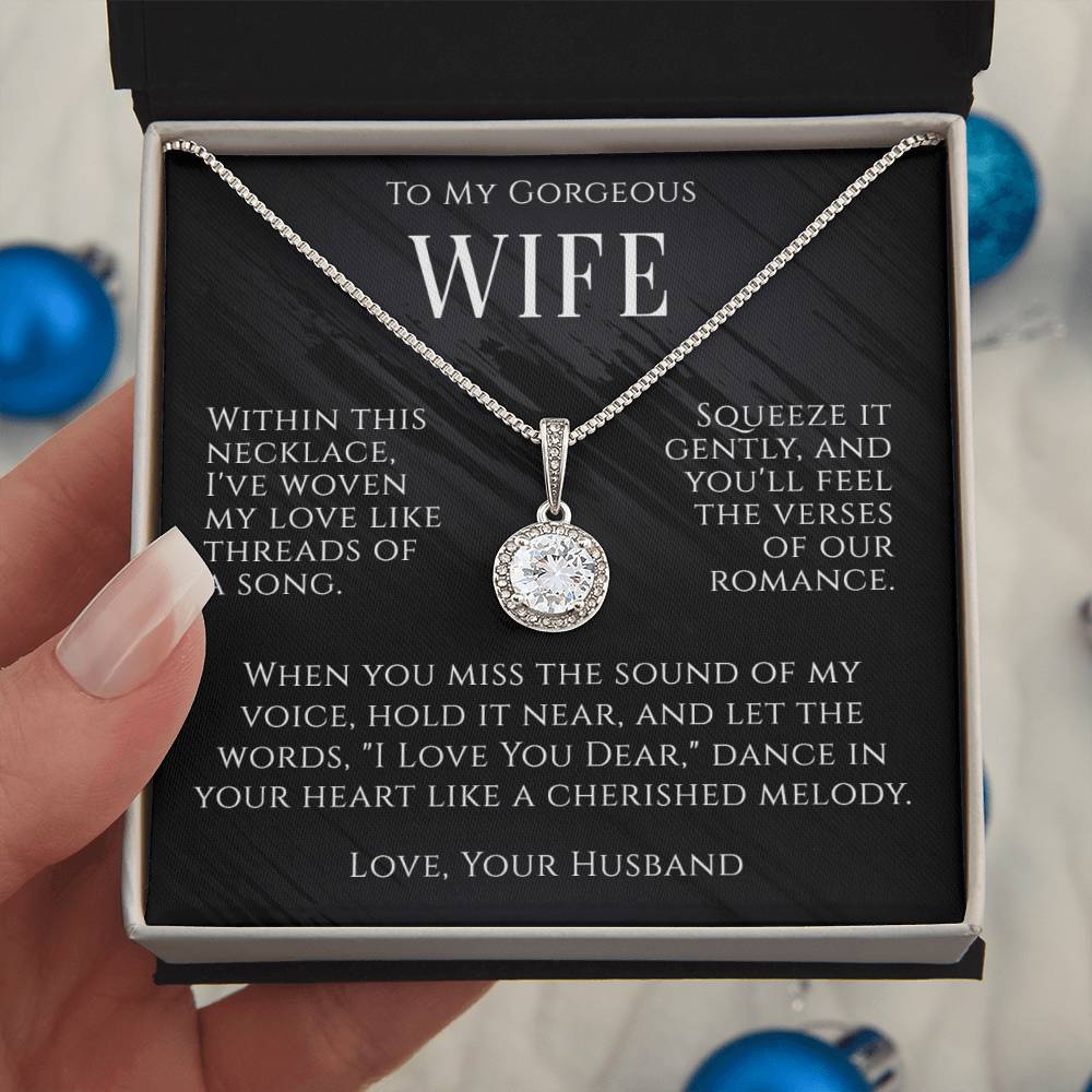 For My Wife-Cherished Melody-Eternal Hope Necklace