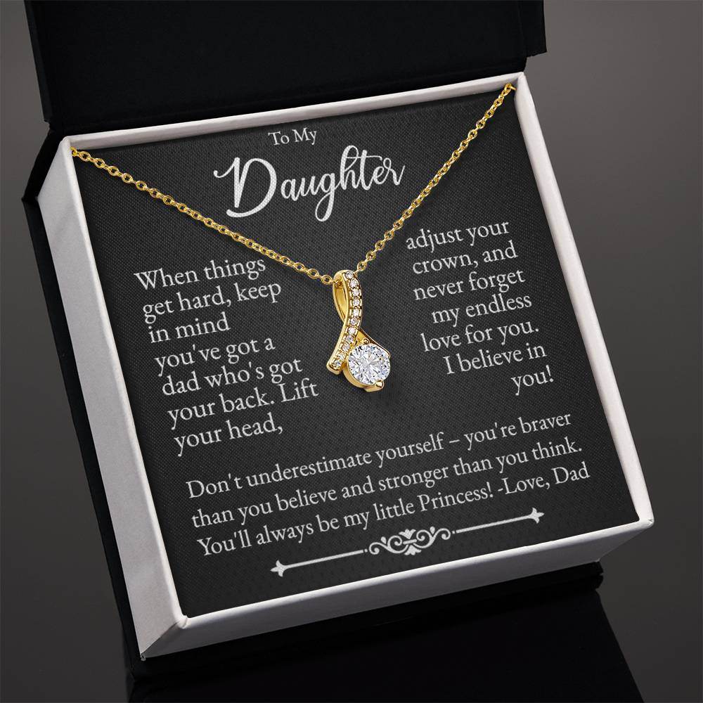 For My Daughter-Warrior Princess-Alluring Beauty Necklace
