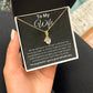 To My Wife-Words Are Not Enough-Alluring Beauty Necklace