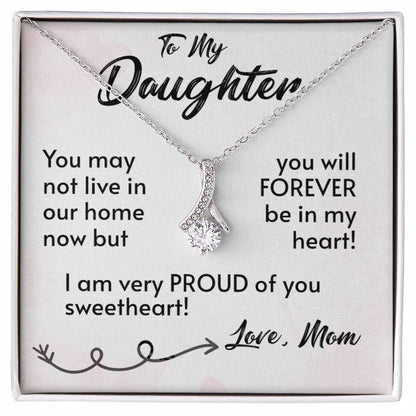 For My Daughter-Proud Mom-Alluring Beauty Necklace