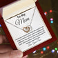 To My Mom-Interlocking Hearts Necklace-Selfless Love
