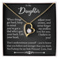 For My Daughter-Warrior Princess-Forever Love Necklace