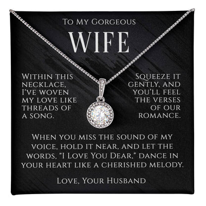 For My Wife-Cherished Melody-Eternal Hope Necklace