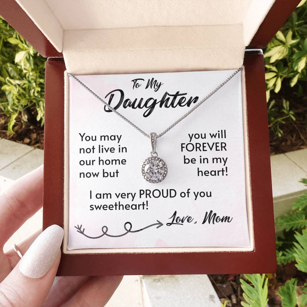 For My Daughter-Proud Mom-Eternal Hope Necklace