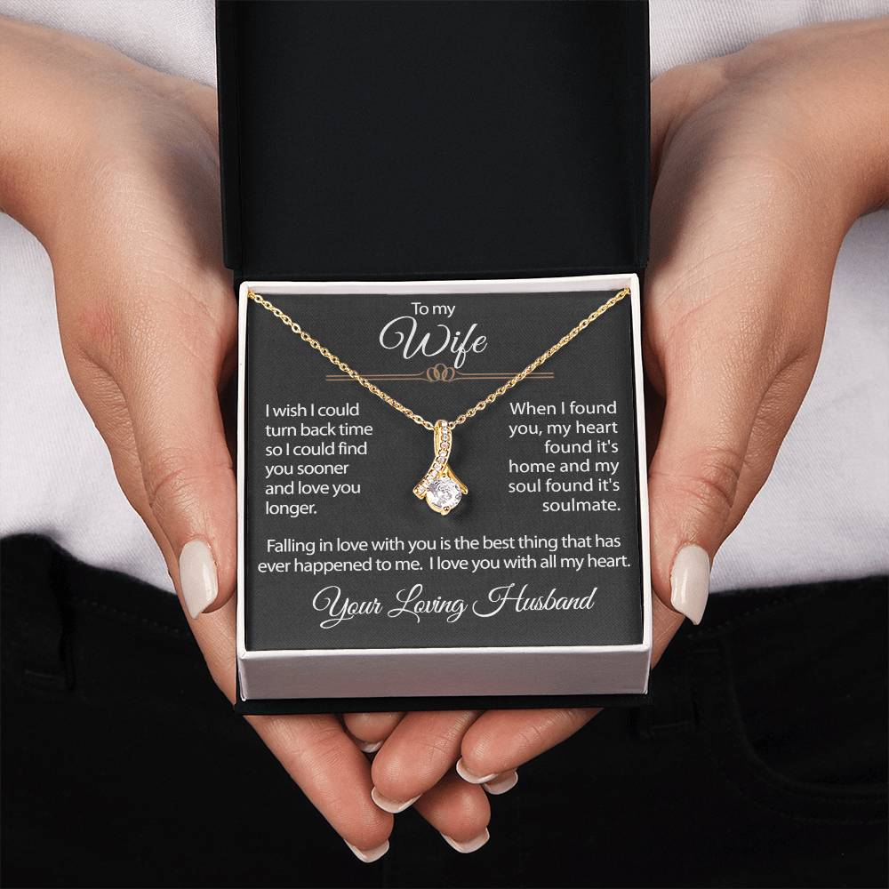 For My Wife-Loving Husband-Alluring Beauty Necklace