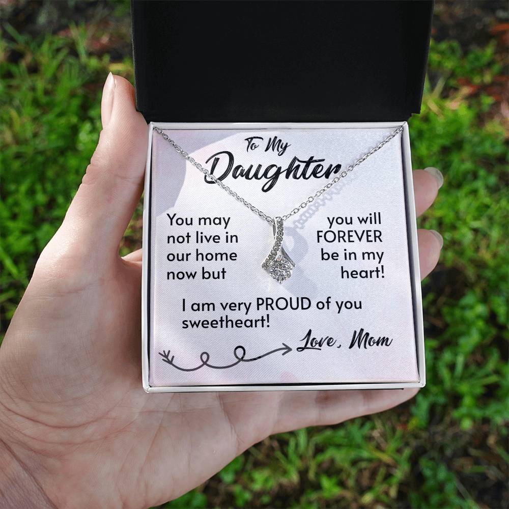 For My Daughter-Proud Mom-Alluring Beauty Necklace