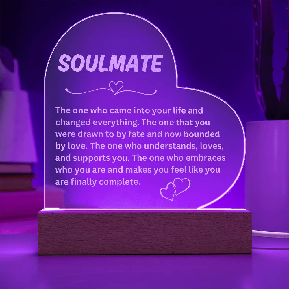 LED Acrylic Heart-Soulmate