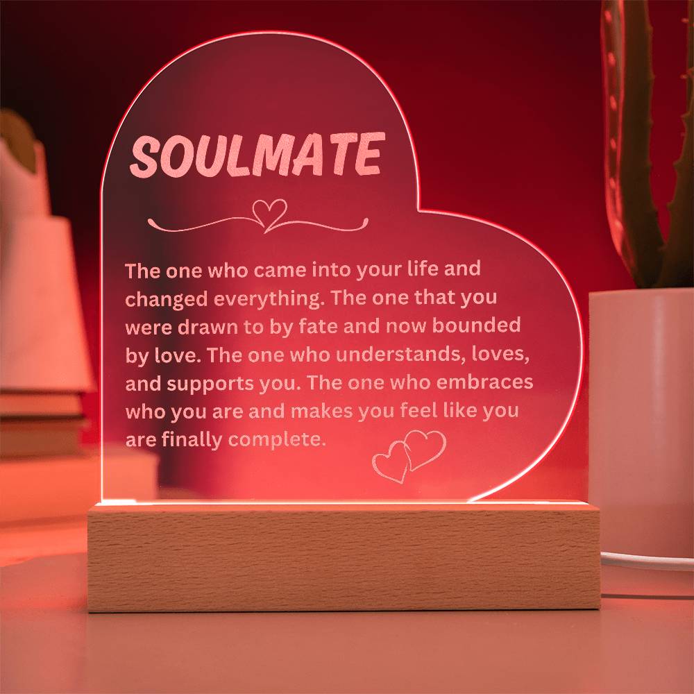 LED Acrylic Heart-Soulmate