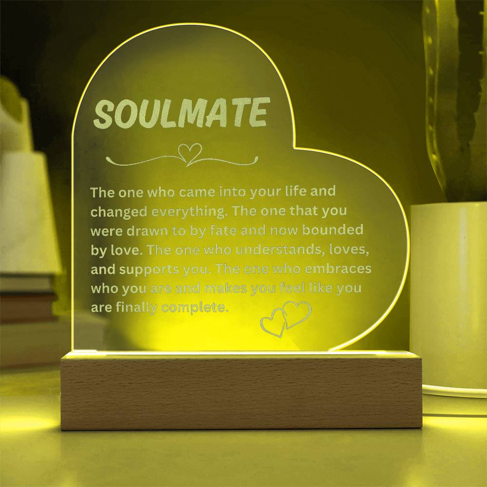 LED Acrylic Heart-Soulmate