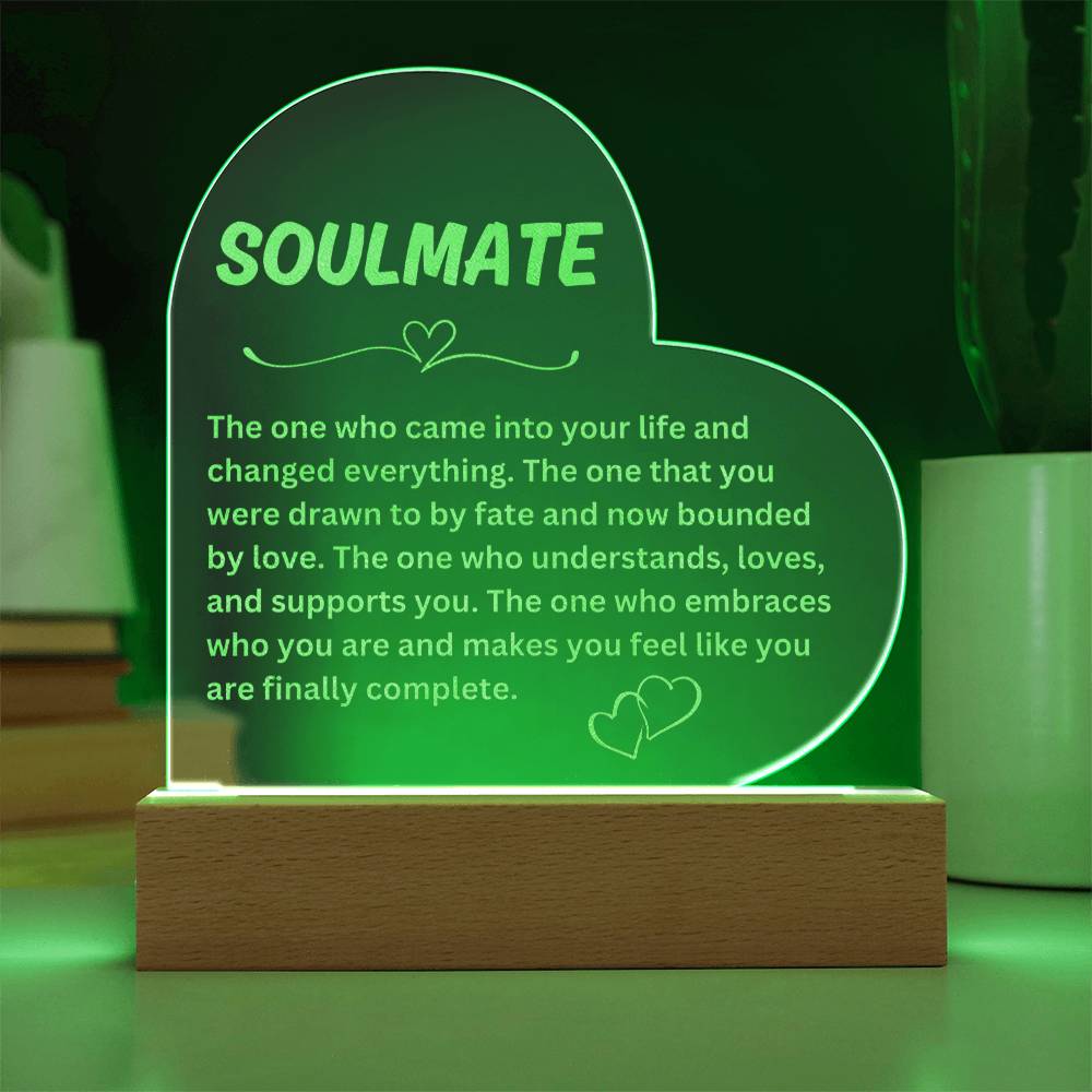 LED Acrylic Heart-Soulmate